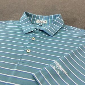 Peter Millar Polo Shirt Mens XL Dallas Athletic Club Golf SUN Faded Performance